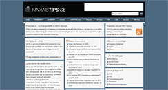 Desktop Screenshot of finanstips.se