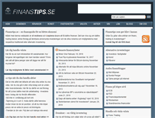 Tablet Screenshot of finanstips.se